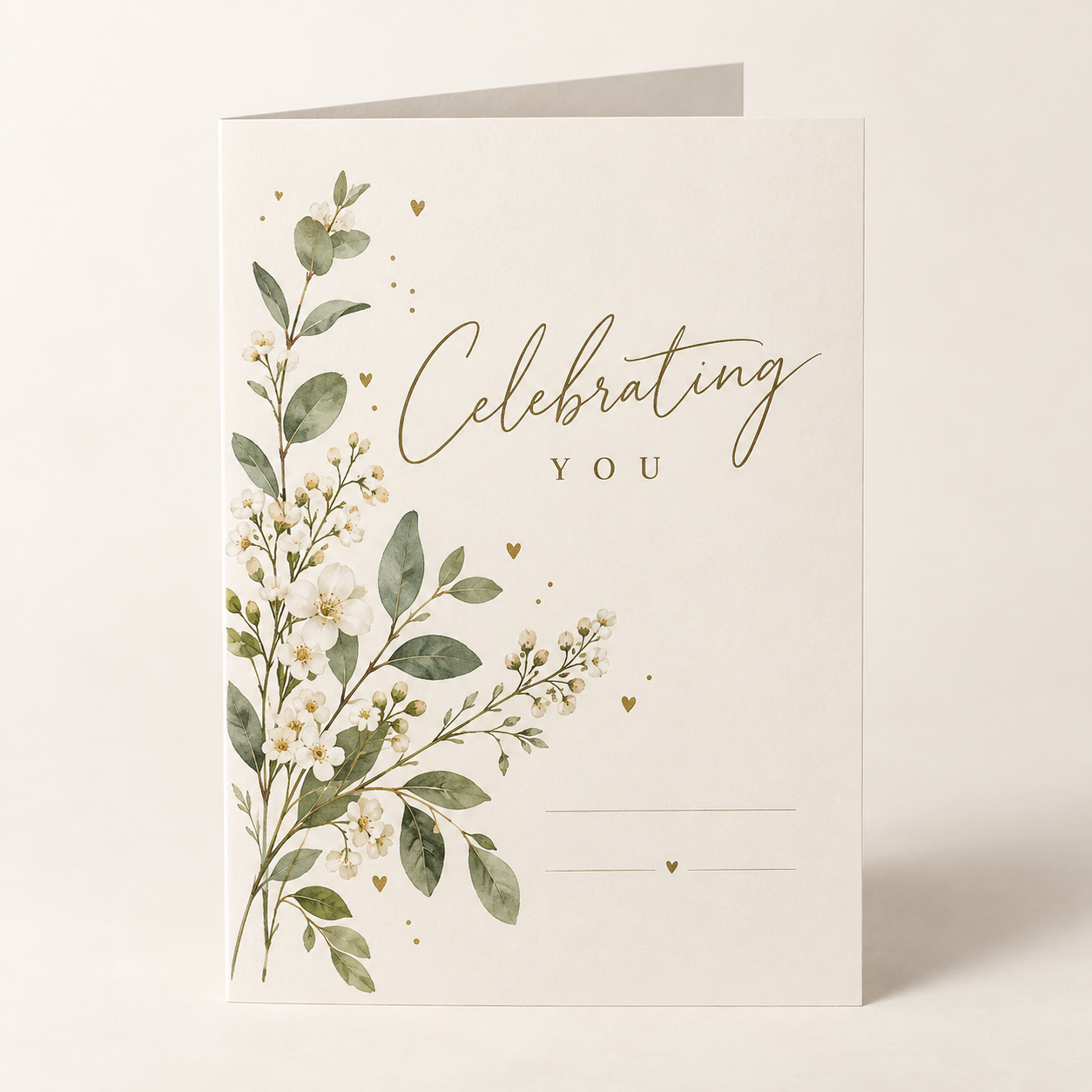 Personalised A5 Greeting Card